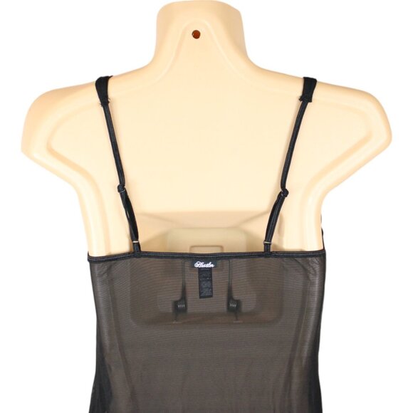 Hustler Baby Doll Set Nightie and G-String Panties Small Black Sheer N125 - Picture 11 of 14